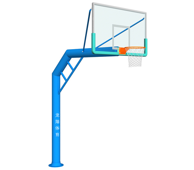 单臂圆管固定式篮球架LX-006