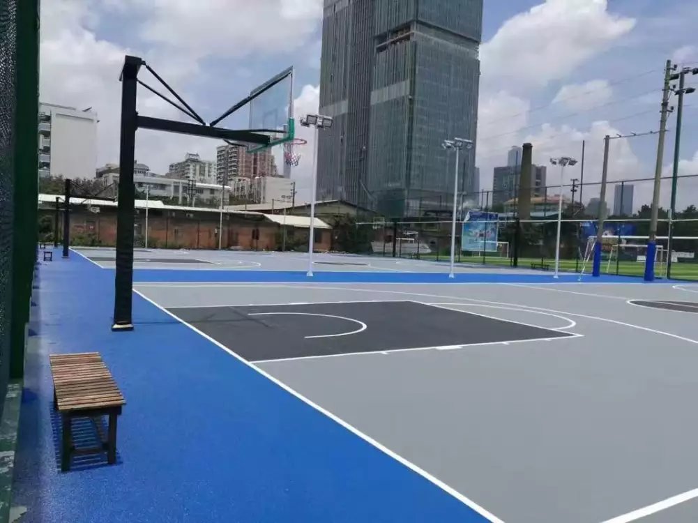 广州珠江新城——最有特色的篮球场完工！