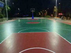 硅pu篮球场——福建福清完工！